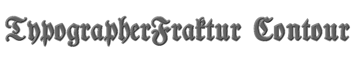 TypographerFraktur Contour 