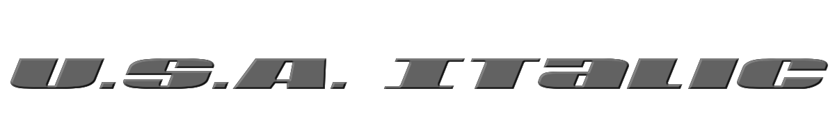 U.S.A. Italic 