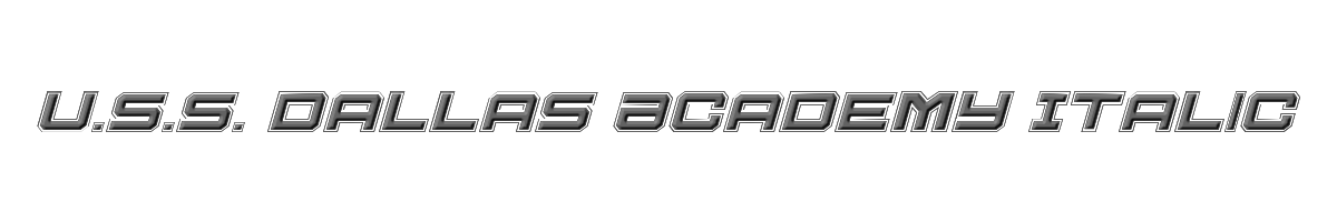 U.S.S. Dallas Academy Italic 