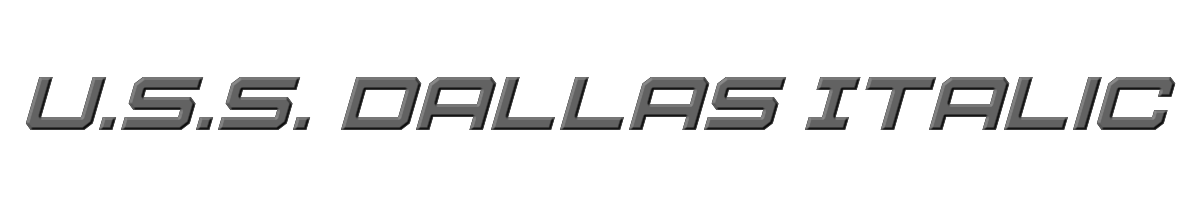 U.S.S. Dallas Italic 