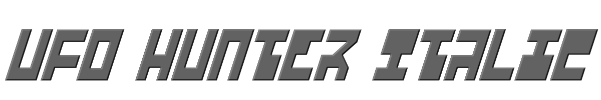 UFO Hunter Italic 