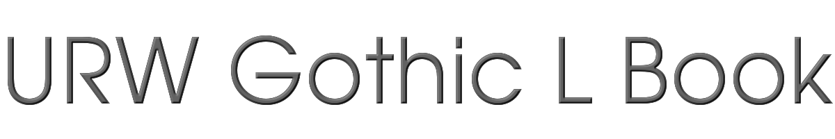 URW Gothic L Book 