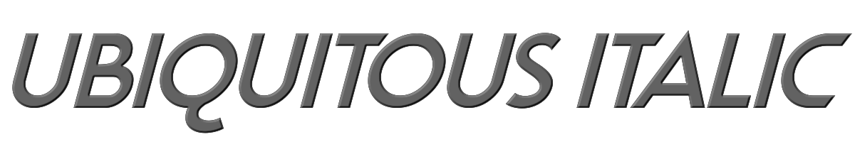 Ubiquitous Italic 
