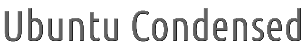 Ubuntu Condensed 