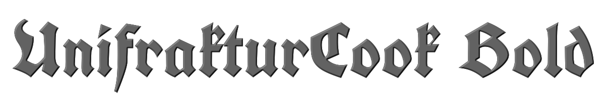 UnifrakturCook Bold 
