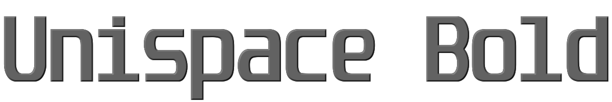 Unispace Bold 