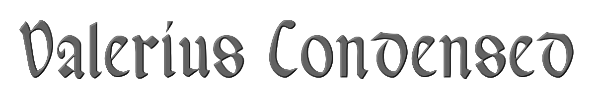 Valerius Condensed 