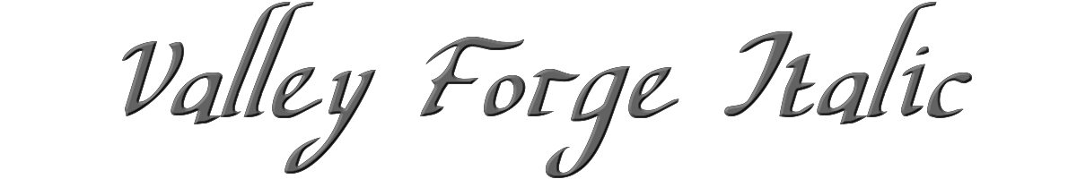 Valley Forge Italic 