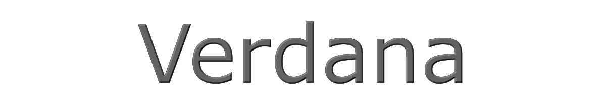 Verdana 