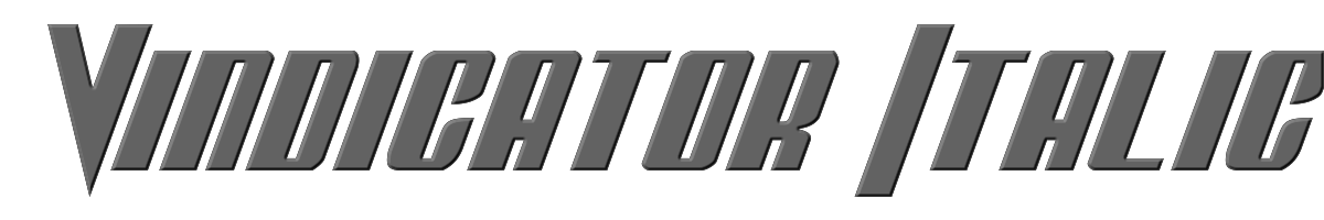 Vindicator Italic 