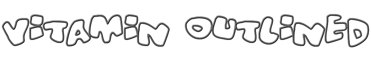Vitamin outlined 