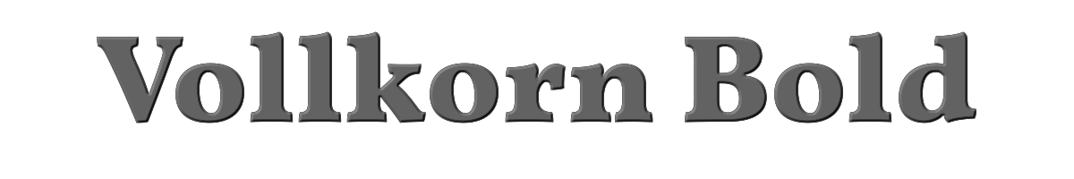 Vollkorn Bold 