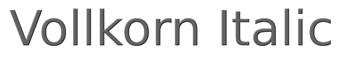 Vollkorn Italic 
