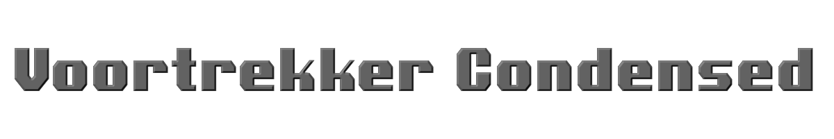 Voortrekker Condensed 
