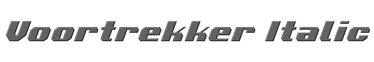Voortrekker Italic 
