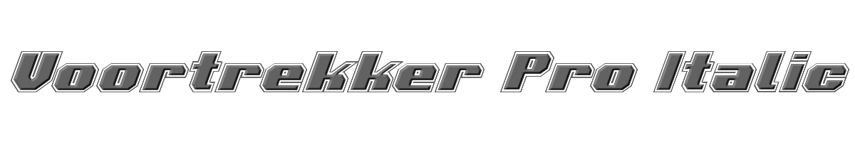 Voortrekker Pro Italic 
