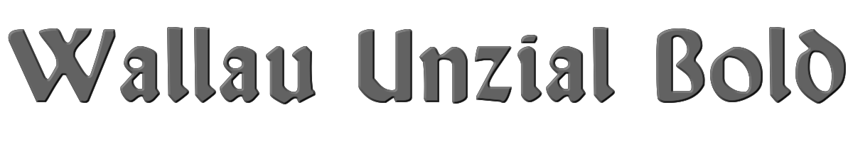 Wallau Unzial Bold 