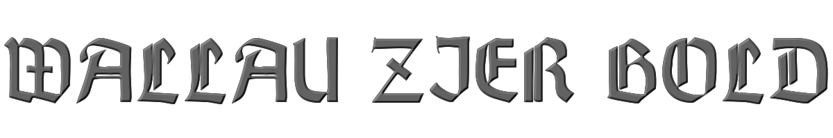 Wallau Zier Bold 