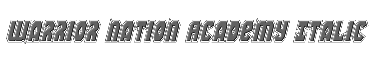 Warrior Nation Academy Italic 