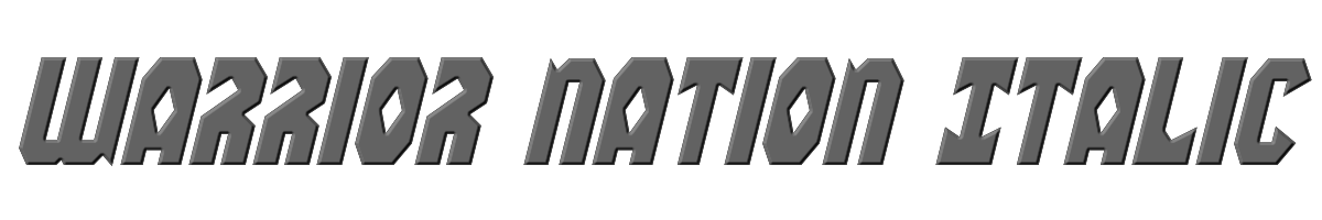 Warrior Nation Italic 