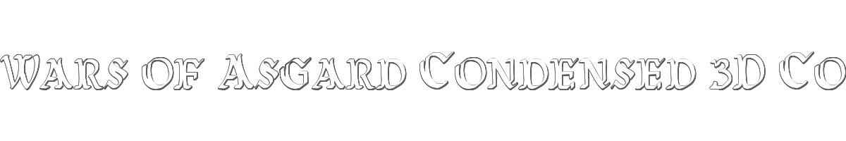 Wars of Asgard Condensed 3D Condensed 