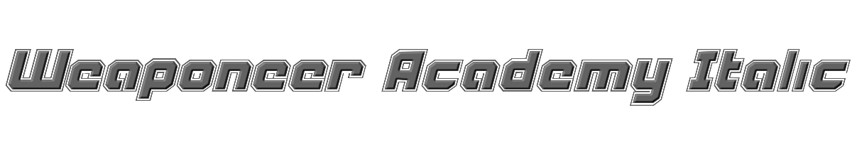 Weaponeer Academy Italic 