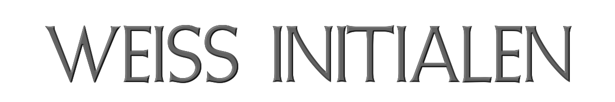 Weiss Initialen 