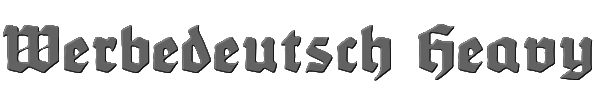 Werbedeutsch Heavy 