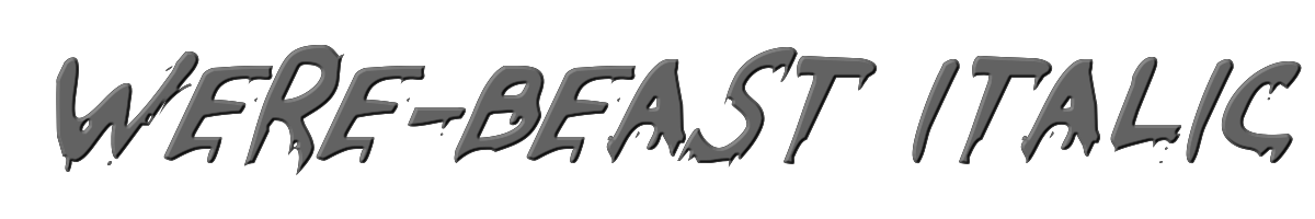 Were-Beast Italic 