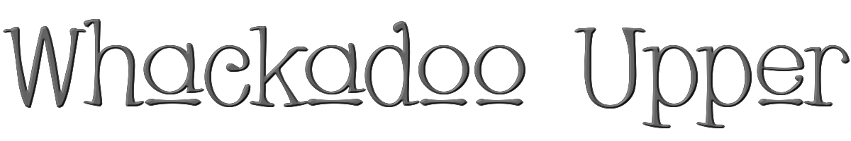 Whackadoo Upper 