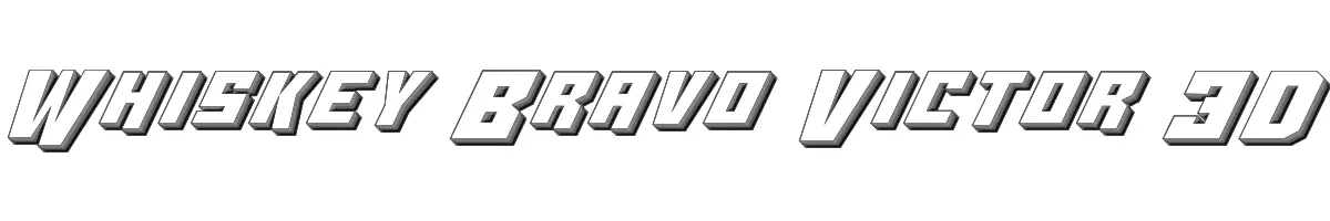 Whiskey Bravo Victor 3D 