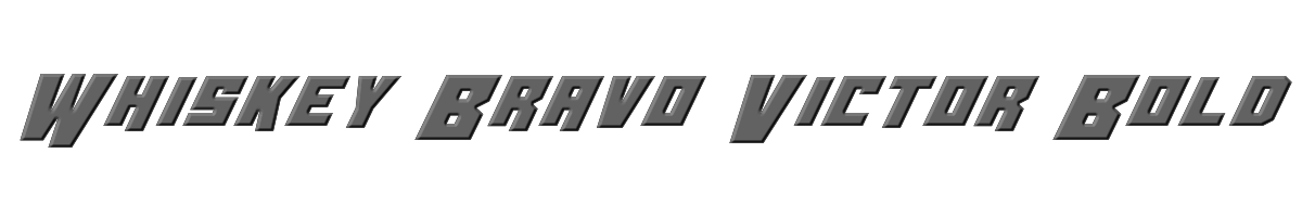 Whiskey Bravo Victor Bold 