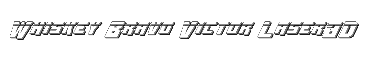 Whiskey Bravo Victor Laser3D 