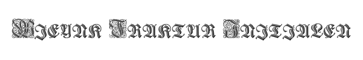Wieynk Fraktur Initialen 