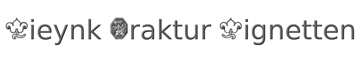 Wieynk Fraktur Vignetten 