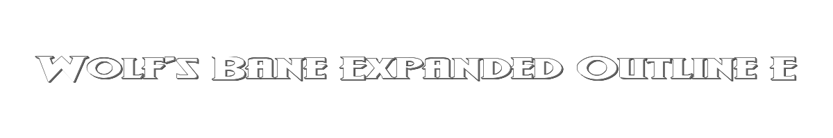 Wolf's Bane Expanded Outline ExpandedOutline 