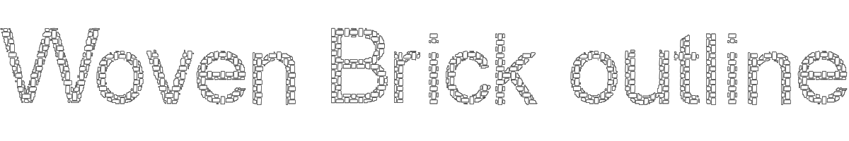 Woven Brick outline 
