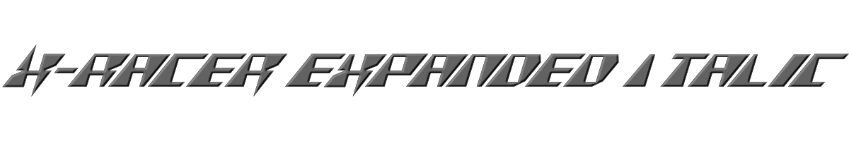 X-Racer Expanded Italic 