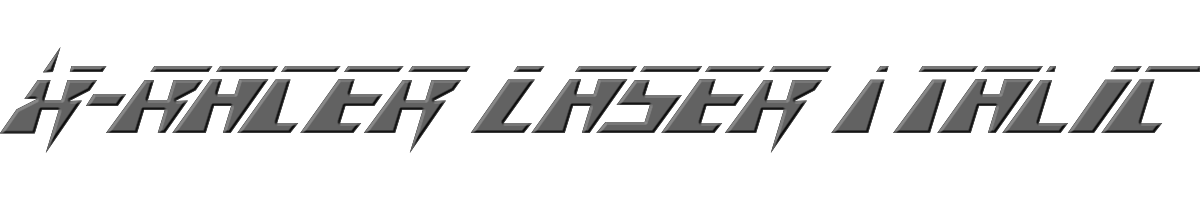 X-Racer Laser Italic 