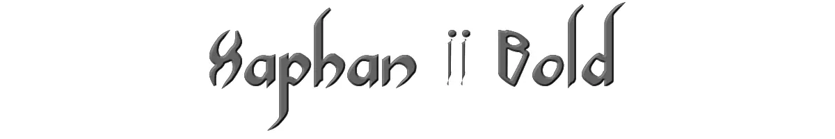 Xaphan II Bold 