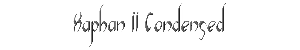 Xaphan II Condensed 