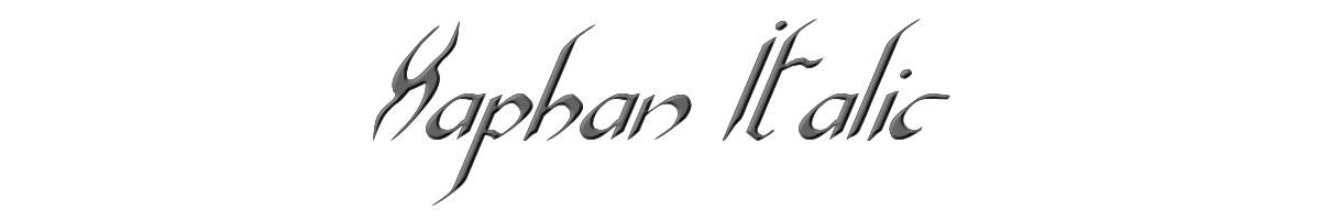 Xaphan Italic 