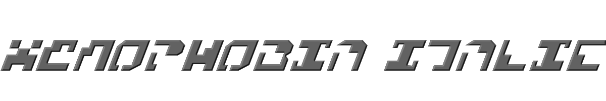 Xenophobia Italic 