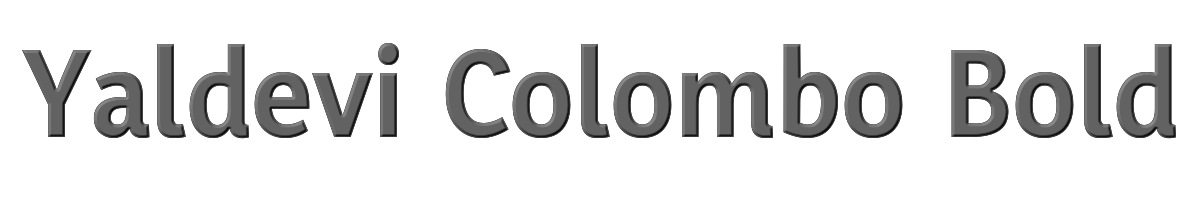 Yaldevi Colombo Bold 