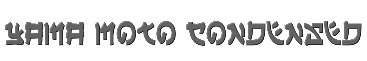 Yama Moto Condensed 