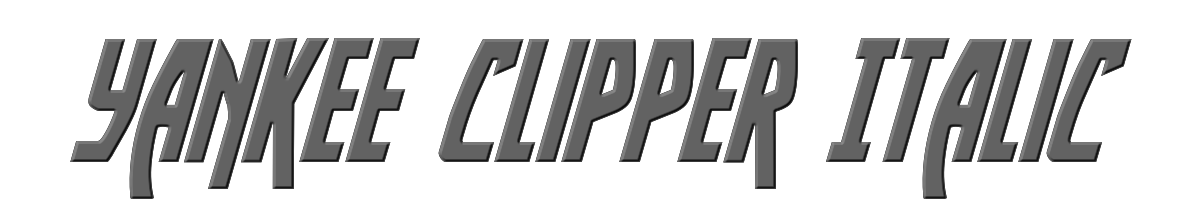 Yankee Clipper Italic 