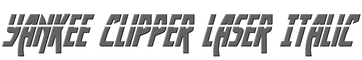 Yankee Clipper Laser Italic 