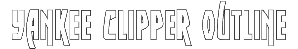 Yankee Clipper Outline 