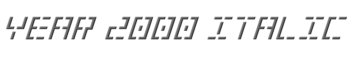 Year 2000 Italic 