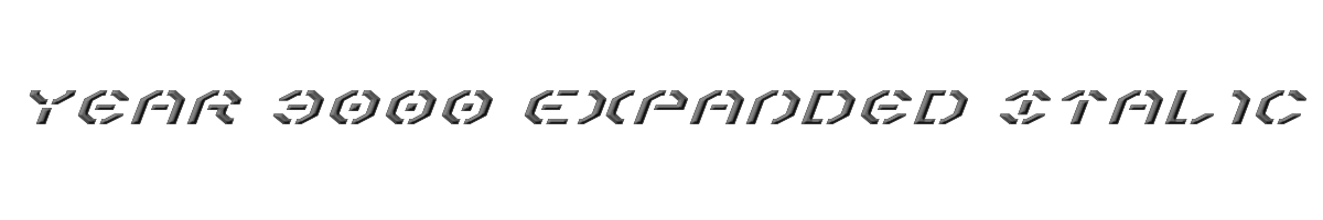 Year 3000 Expanded Italic 